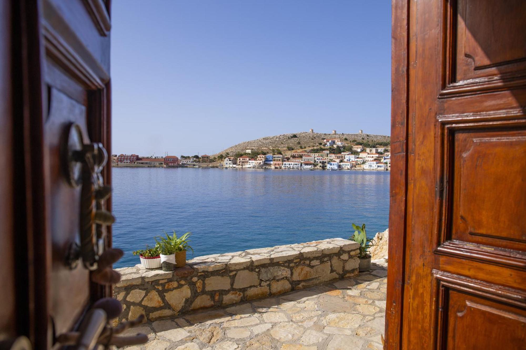 Villa Electra Chalki Town Exterior foto