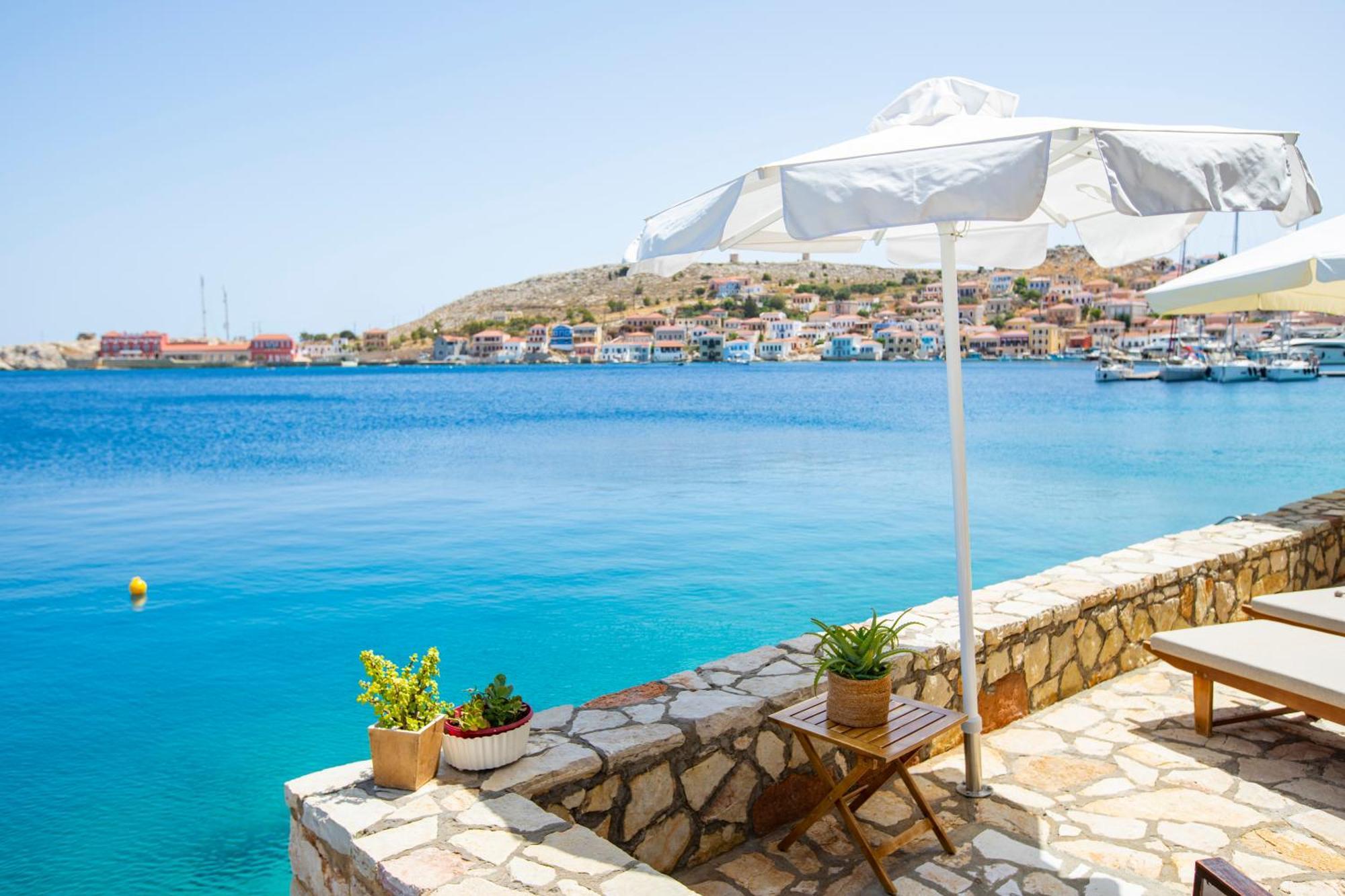 Villa Electra Chalki Town Exterior foto
